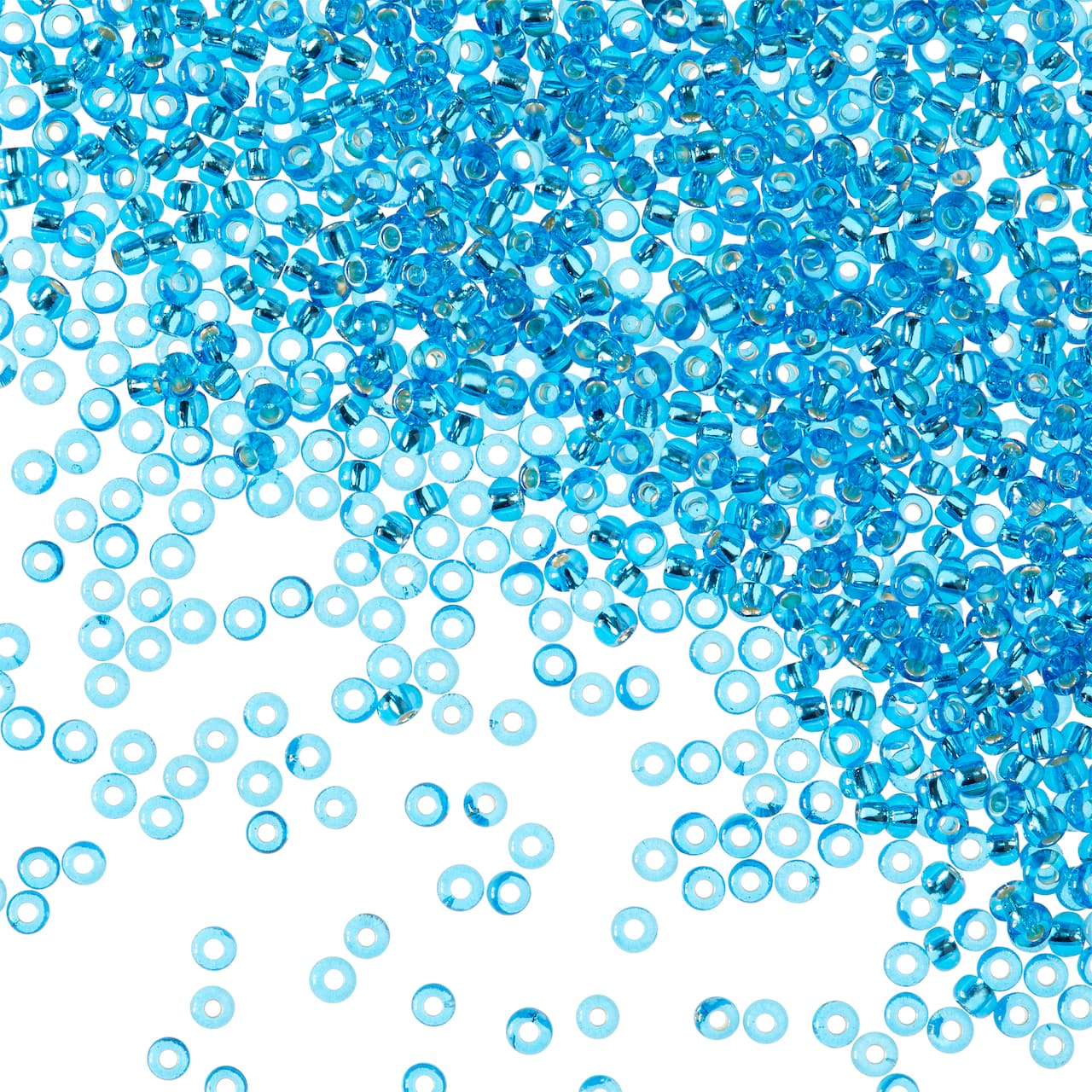 12 Pack: John Bead Transparent Czech Glass Seed Beads, 11/0